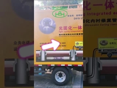 Stworzenie żywicy ze szkła i poliestru UV CIPP podszewka Szybka instalacja z żywicą UP