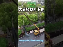 Włókno wzmocnione UV CIPP Wyściółka utwardzona na miejscu