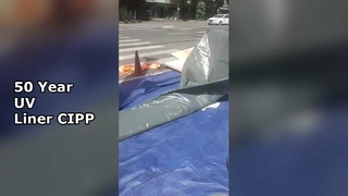 50-letnia naprawa kanalizacji UV CIPP Liner Bez kopania